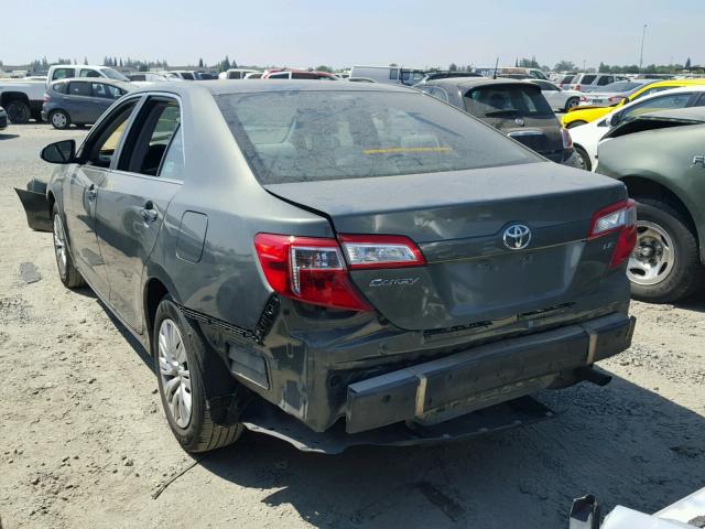 4T4BF1FK9CR224159 - 2012 TOYOTA CAMRY BASE GREEN photo 3
