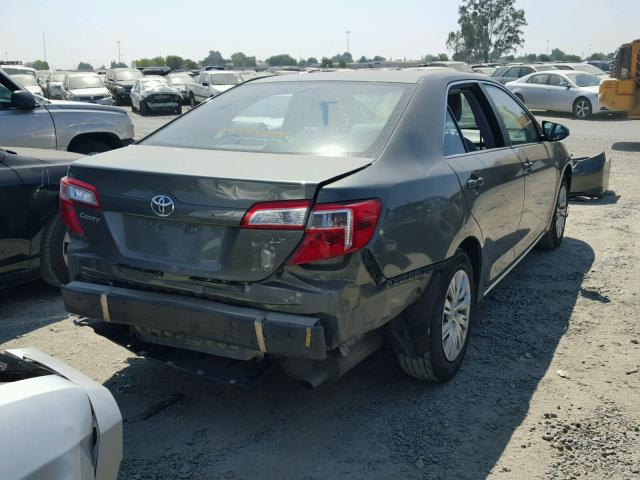 4T4BF1FK9CR224159 - 2012 TOYOTA CAMRY BASE GREEN photo 4