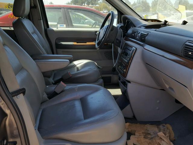 2FMDA58285BA22055 - 2005 FORD FREESTAR L GRAY photo 5