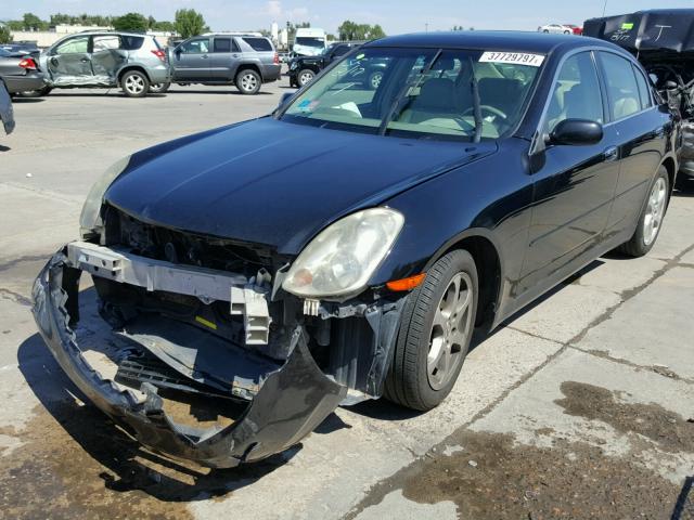 JNKCV51E33M327946 - 2003 INFINITI G35 BLACK photo 2