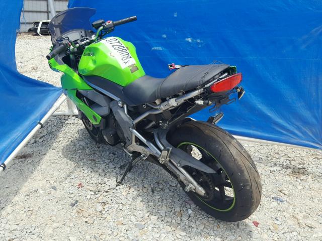 JKAEXEC1X9DA31939 - 2009 KAWASAKI EX650 C 绿色 照片 3