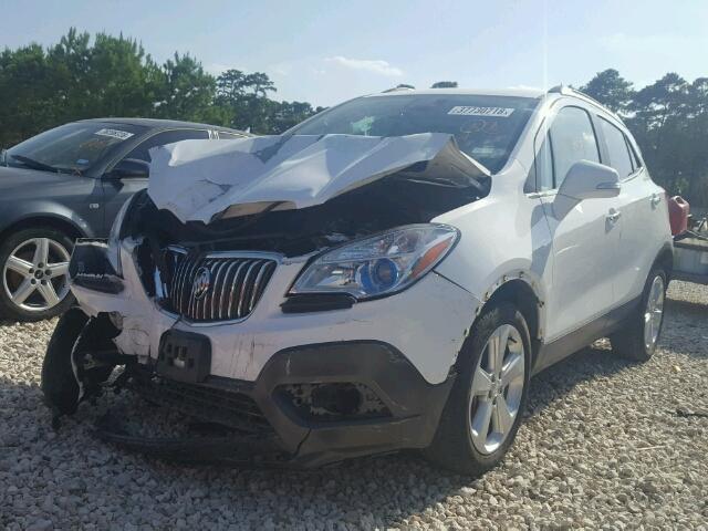 KL4CJBSB0GB569217 - 2016 BUICK ENCORE CON WHITE photo 2