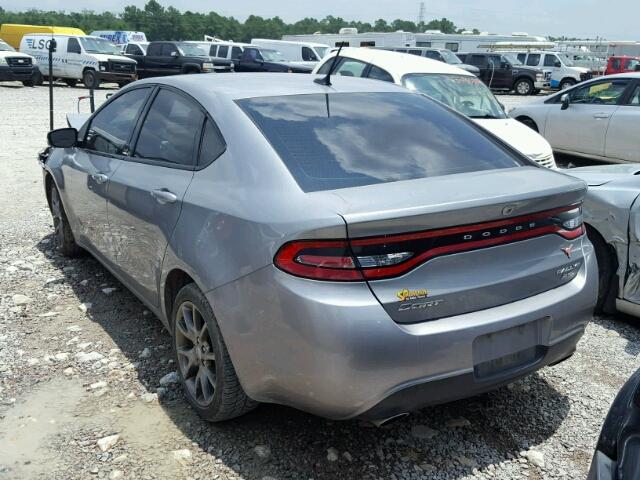 1C3CDFBB7ED915001 - 2014 DODGE DART SXT SILVER photo 3