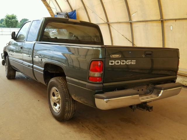 3B7HC13Y01G773842 - 2001 DODGE RAM 1500 GREEN photo 3