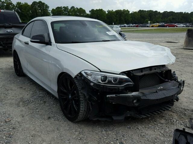 WBA1J7C51FV289061 - 2015 BMW M235I WHITE photo 1