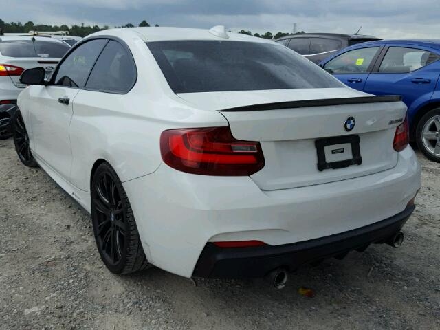 WBA1J7C51FV289061 - 2015 BMW M235I WHITE photo 3
