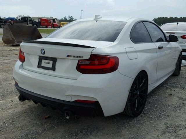 WBA1J7C51FV289061 - 2015 BMW M235I WHITE photo 4