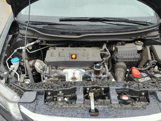 19XFB2F92CE093296 - 2012 HONDA CIVIC EXL შავი ფოტო 7