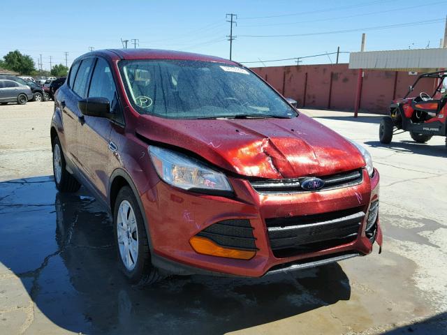 1FMCU0F78EUD44211 - 2014 FORD ESCAPE S RED photo 1