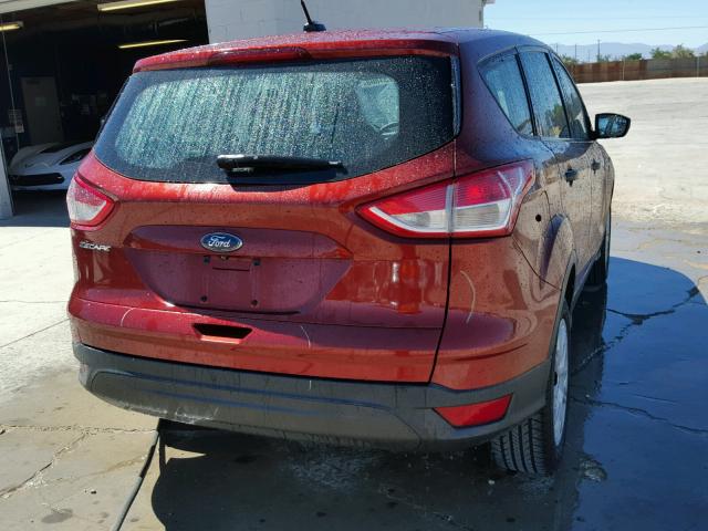 1FMCU0F78EUD44211 - 2014 FORD ESCAPE S RED photo 4