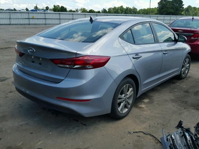 5NPD84LF7HH134360 - 2017 HYUNDAI ELANTRA GRAY photo 4