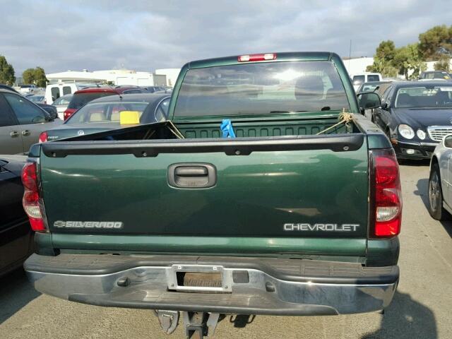 1GCEC14T55Z234600 - 2005 CHEVROLET SILVERADO GREEN photo 6