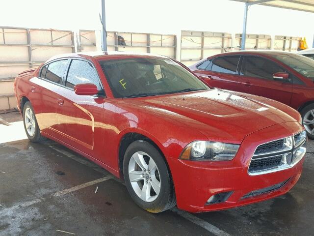 2C3CDXHG7CH286543 - 2012 DODGE CHARGER SX RED photo 1
