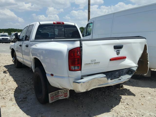 3D7MR48C95G790713 - 2005 DODGE RAM 3500 S WHITE photo 3