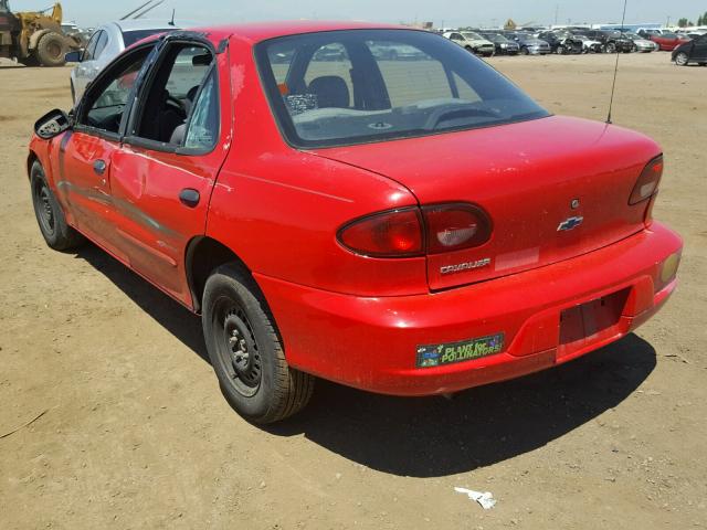 1G1JC524427390905 - 2002 CHEVROLET CAVALIER B RED photo 3