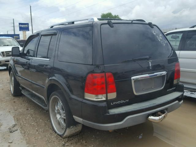 5LMEU68H24ZJ53075 - 2004 LINCOLN AVIATOR 黑色 照片 3