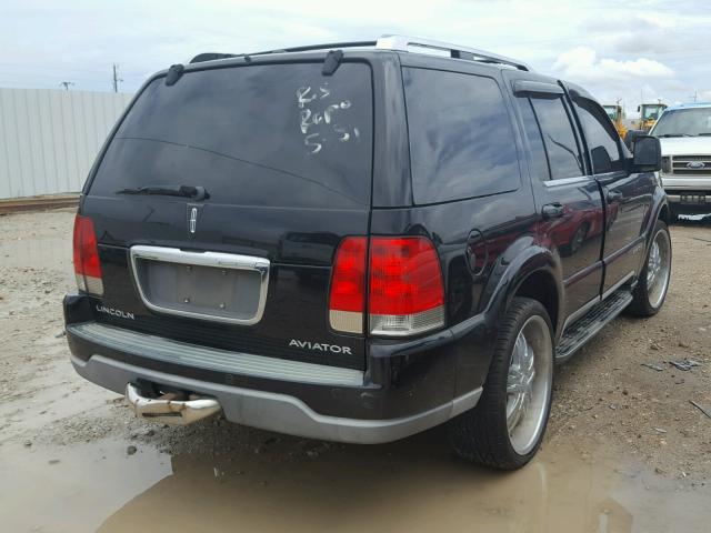 5LMEU68H24ZJ53075 - 2004 LINCOLN AVIATOR 黑色 照片 4