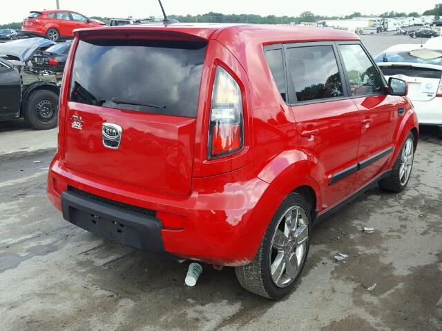 KNDJT2A24B7272133 - 2011 KIA SOUL + RED photo 4