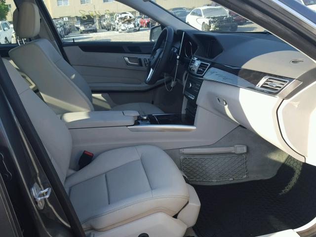 WDDHF8JB7GB279550 - 2016 MERCEDES-BENZ E 350 4MAT GRAY photo 5