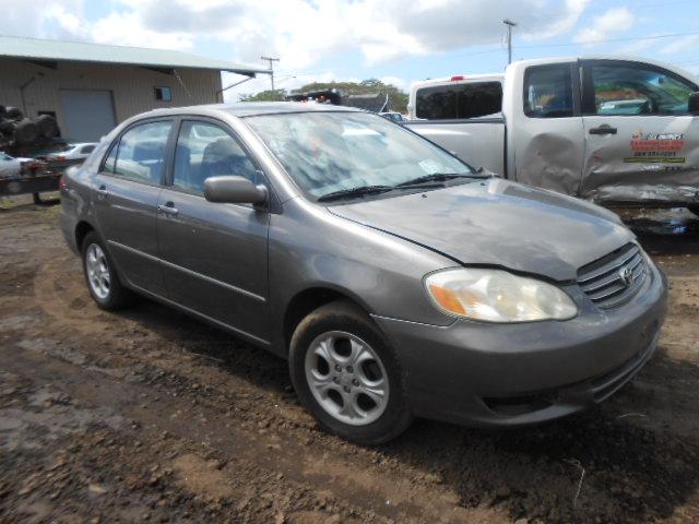 1NXBR32E03Z036160 - 2003 TOYOTA COROLLA GRAY photo 1