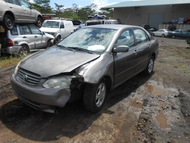 1NXBR32E03Z036160 - 2003 TOYOTA COROLLA GRAY photo 2