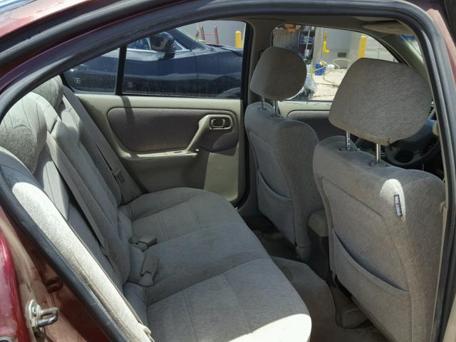 JNKCP11A52T512309 - 2002 INFINITI G20 BURGUNDY photo 6