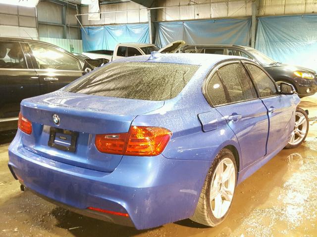 WBA3D3C57EK154031 - 2014 BMW 328 D BLUE photo 4