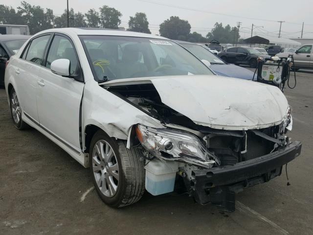 4T1BK3DB0BU401345 - 2011 TOYOTA AVALON BAS WHITE photo 1