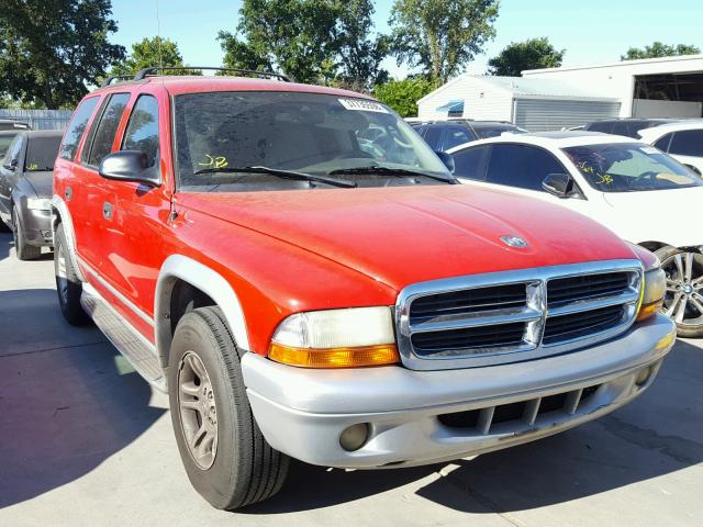 1B8HR58N12F188738 - 2002 DODGE DURANGO SL RED photo 1