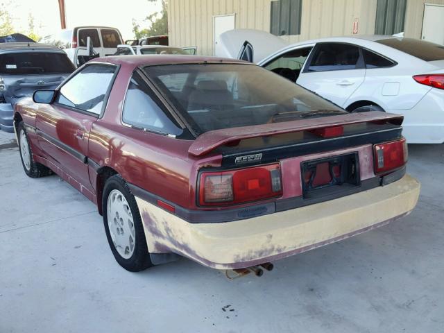 JT2MA70L7G0013932 - 1986 TOYOTA SUPRA BURGUNDY photo 3