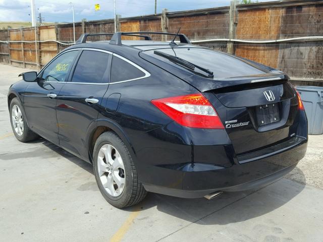 5J6TF2H51BL004822 - 2011 HONDA ACCORD CRO BLACK photo 3