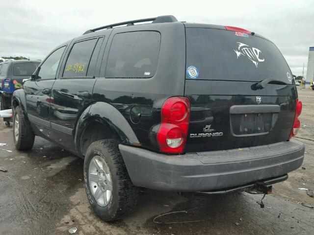 1D4HB38N05F624676 - 2005 DODGE DURANGO ST BLACK photo 3