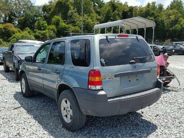 1FMCU95H66KC28291 - 2006 FORD ESCAPE TEAL photo 3