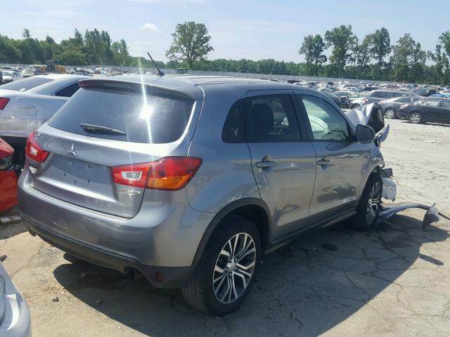 JA4AP3AU3GZ062009 - 2016 MITSUBISHI OUTLANDER GRAY photo 4