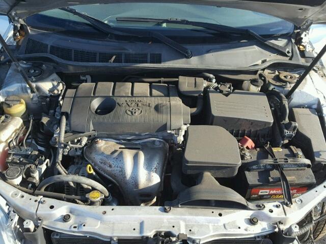 4T1BF3EK0AU578334 - 2010 TOYOTA CAMRY/SE/L SILVER photo 7