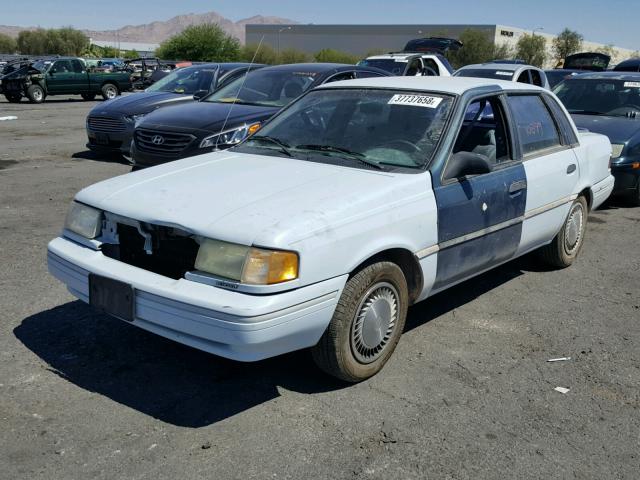 2MEPM36X6NB623197 - 1992 MERCURY TOPAZ GS BLUE photo 2