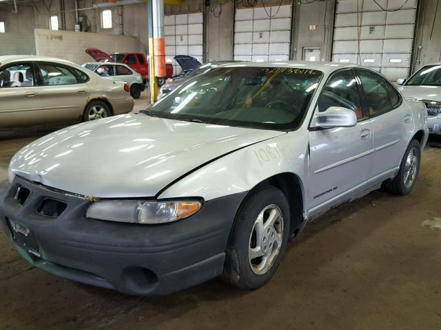 1G2WK52J61F114157 - 2001 PONTIAC GRAND PRIX GRAY photo 2