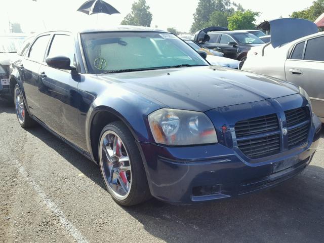 2D4FV47T36H157175 - 2006 DODGE MAGNUM SE BLUE photo 1