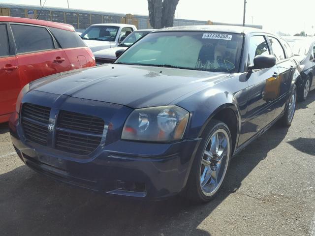 2D4FV47T36H157175 - 2006 DODGE MAGNUM SE BLUE photo 2