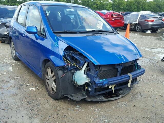 JHMGD38697S055993 - 2007 HONDA FIT S 蓝色 照片 1