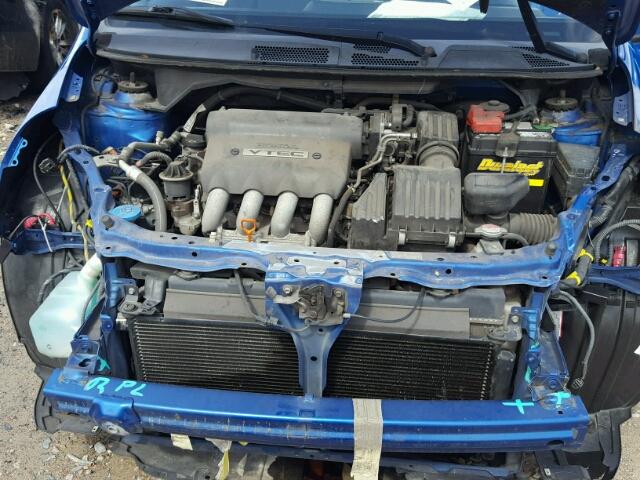 JHMGD38697S055993 - 2007 HONDA FIT S 蓝色 照片 7