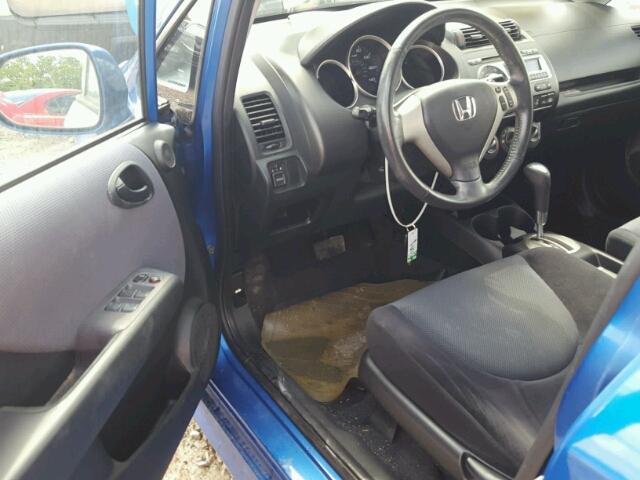 JHMGD38697S055993 - 2007 HONDA FIT S 蓝色 照片 9