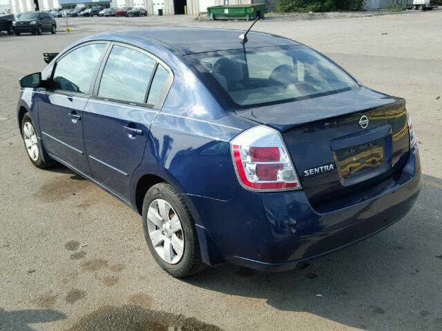 3N1AB61E98L674676 - 2008 NISSAN SENTRA 2.0 BLUE photo 3