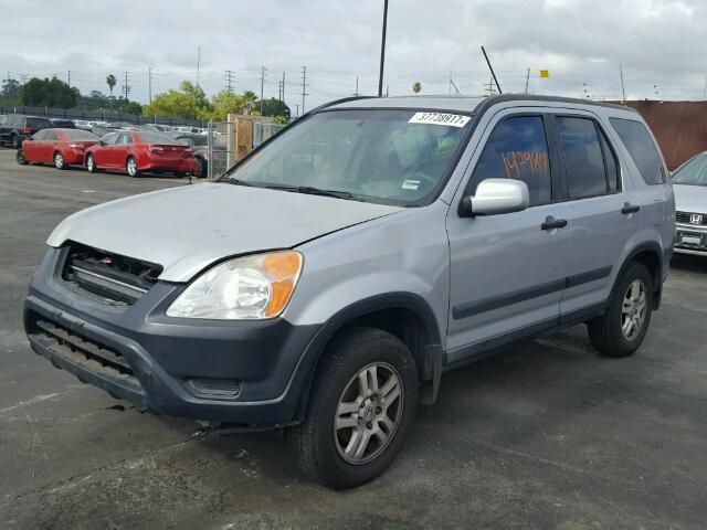 JHLRD788X3C004786 - 2003 HONDA CR-V EX SILVER photo 2