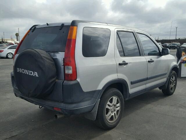 JHLRD788X3C004786 - 2003 HONDA CR-V EX ვერცხლისფერი ფოტო 4