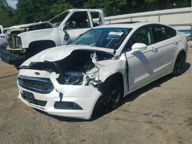 3FA6P0H78GR237732 - 2016 FORD FUSION SE WHITE photo 2