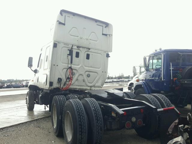 3AKJGLD63ESFV3327 - 2014 FREIGHTLINER CASCADIA 1 WHITE photo 3