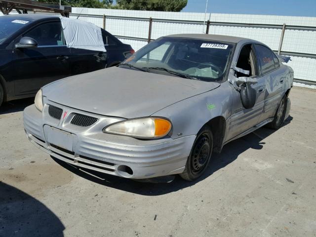 1G2NF52E6YC520485 - 2000 PONTIAC GRAND AM S 银色 照片 2