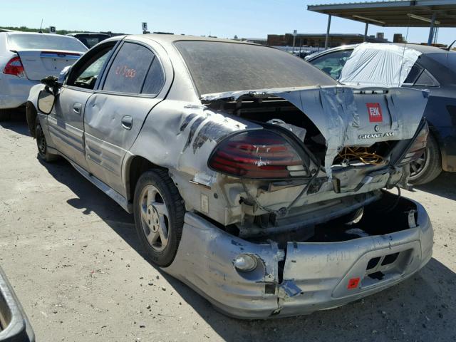 1G2NF52E6YC520485 - 2000 PONTIAC GRAND AM S 银色 照片 3