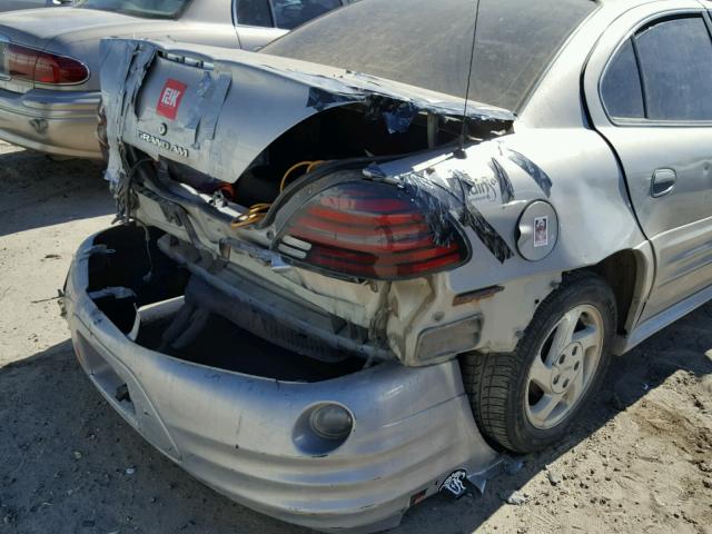 1G2NF52E6YC520485 - 2000 PONTIAC GRAND AM S 银色 照片 9